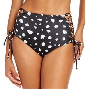 Sundazed COW Spot Stella High Waist Swim Bottom